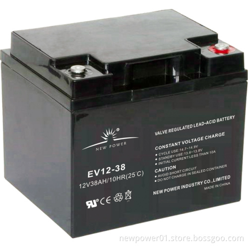 High Capacity Lead Acid Battery for Golf Cart (EV 12-38)
